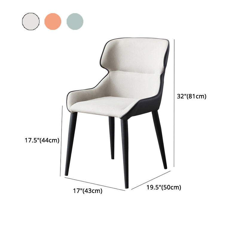 Metal Industrial Dining Kitchen Room Chair Wingback Arm Chair