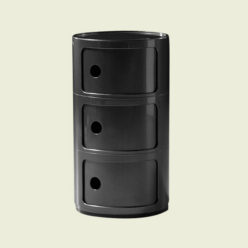 Plastic Modern Bed Cabinet Doors Included 18 Inch H Bed Nightstand