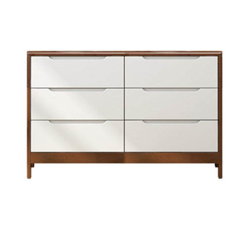 Solid Wood Storage Chest Dresser Modern Bedroom Storage Chest with Drawer