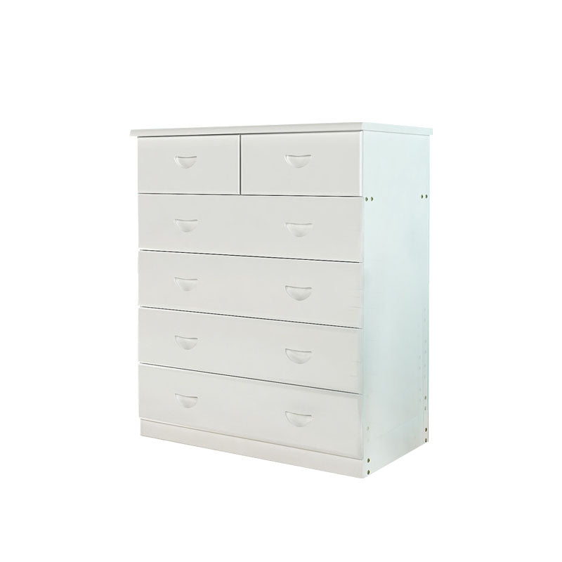 Modern Pine Wood Lingerie Chest 18" W Vertical Storage Chest with Drawers