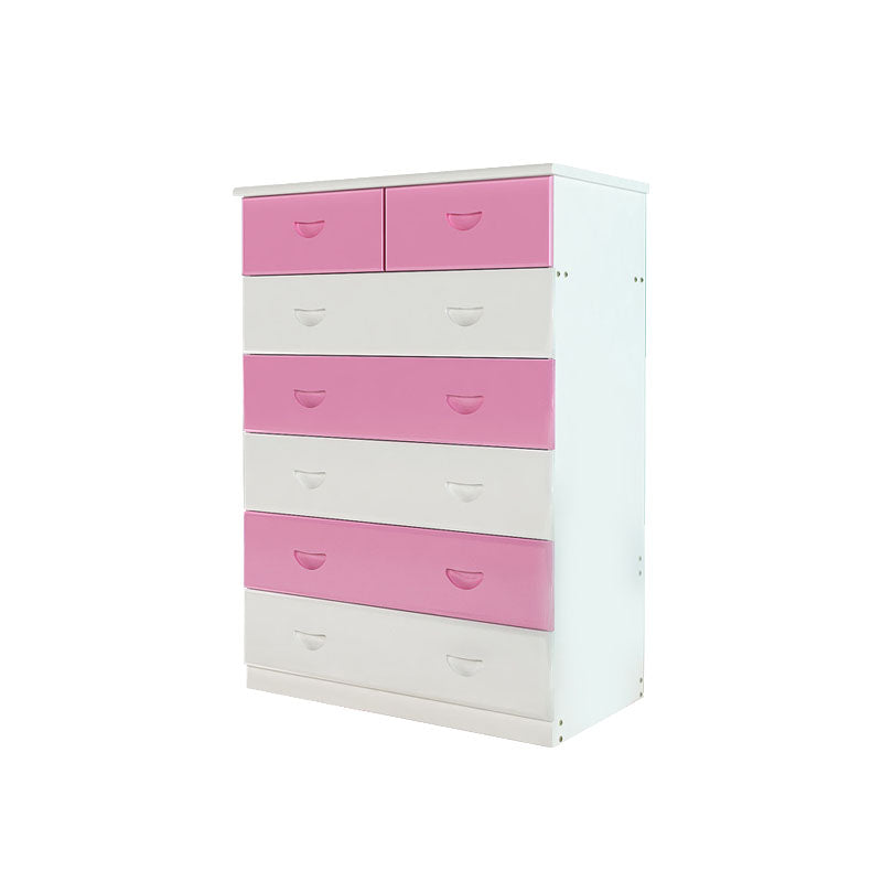Modern Pine Wood Lingerie Chest 18" W Vertical Storage Chest with Drawers