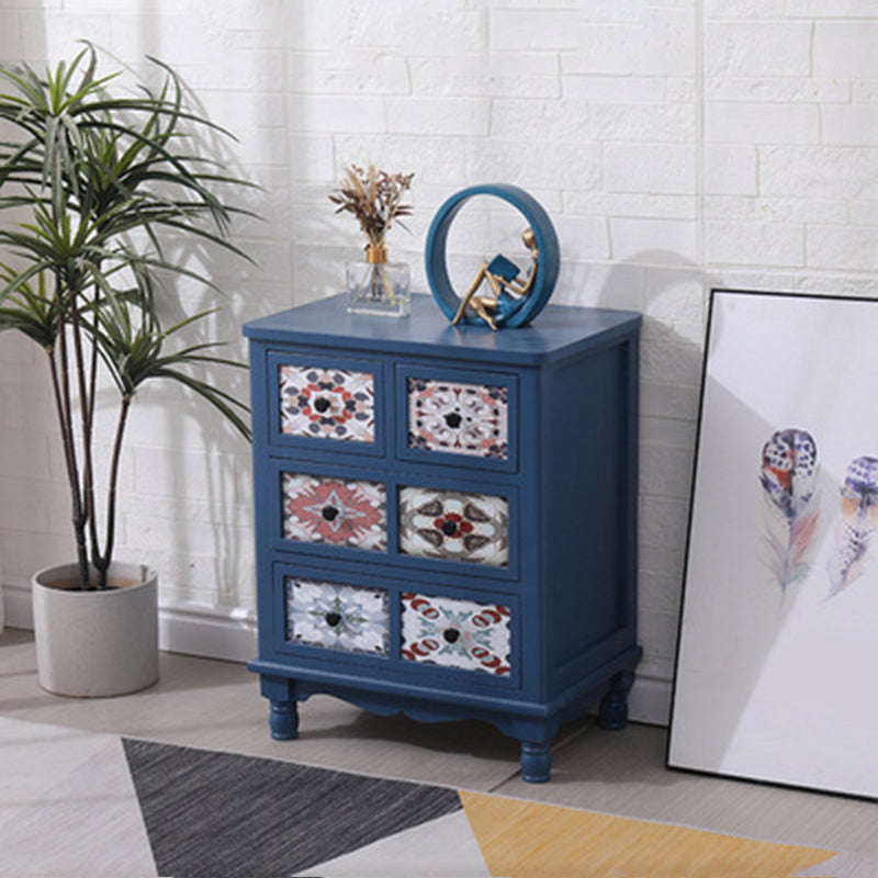 13.5" W Traditional Wooden Lingerie Chest Vertical Storage Chest with Drawers