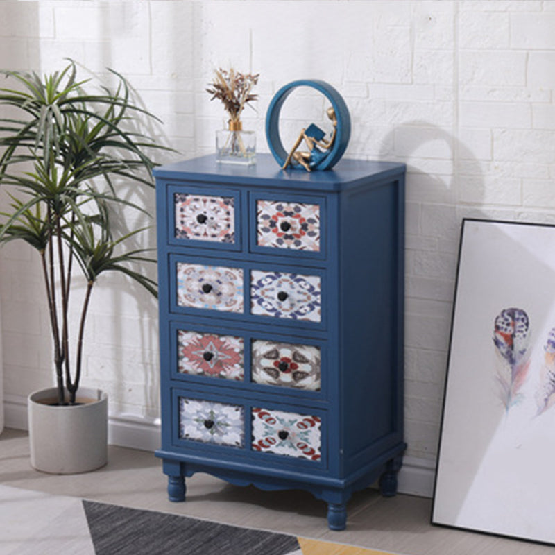 13.5" W Traditional Wooden Lingerie Chest Vertical Storage Chest with Drawers