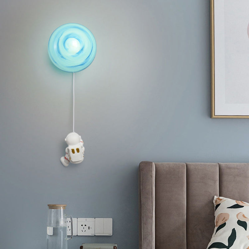 Children Polish Finish Lighting Flush Mount Wall Light for Foyer