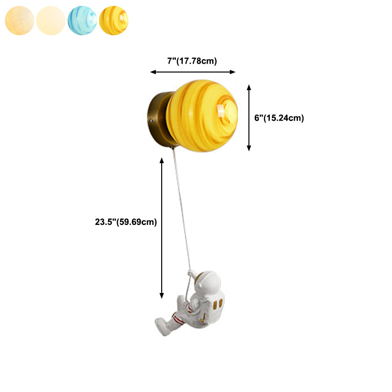 Children Polish Finish Lighting Flush Mount Wall Light for Foyer