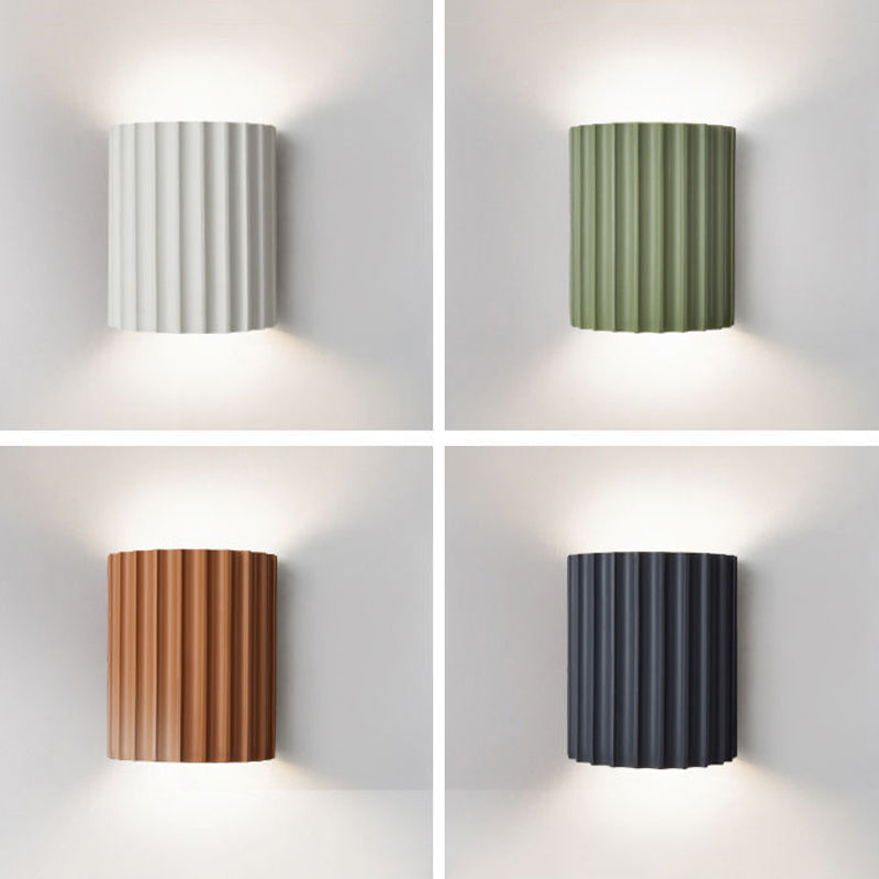 Contemporary Polish Finish Lighting Flush Mount Wall Light for Living Room
