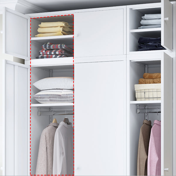 Contemporary Cabinet for Home Metallic Finish Storage Cabinet