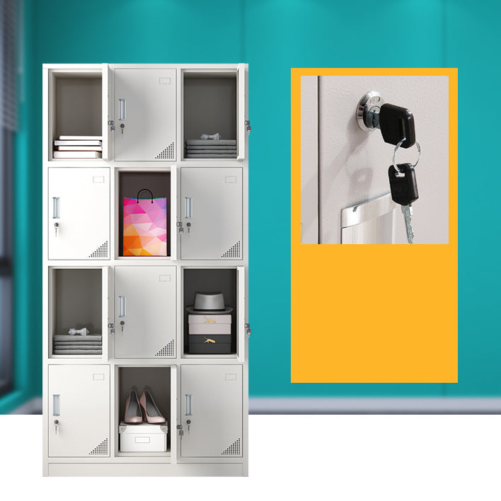 Hinged Contemporary Wardrobe Cabinet Metal Wardrobe Armoire for Home