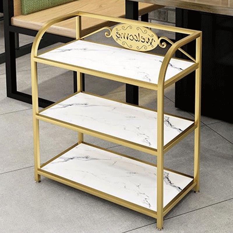 23.62"W Contemporary Metal Prep Table Rolling Prep Table for Dining Room
