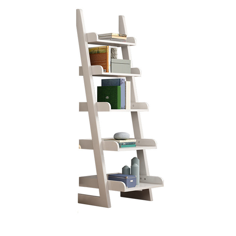55.1-Inch H Wood Bookshelf Home Office 5-Shelf Etagere Bookcase