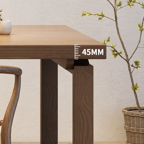 Modern 1/2/5 Pieces Dining Set Rectangle Pine Wood Dining Table for Kitchen Dining Room