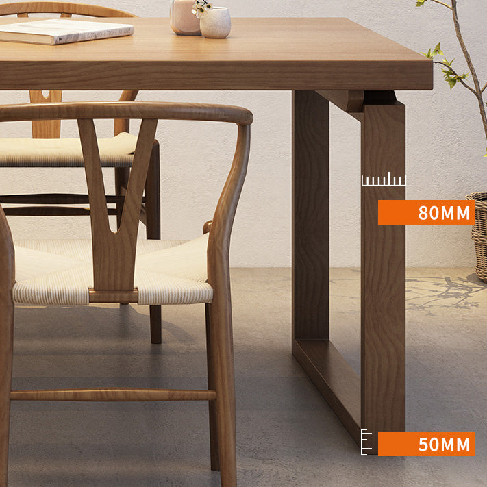 Modern 1/2/5 Pieces Dining Set Rectangle Pine Wood Dining Table for Kitchen Dining Room