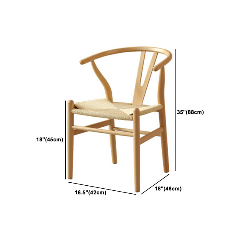 Contemporary Dining Set 1/2/5/7 Pcs Solid Wood Dining Table and Chairs