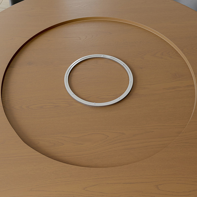 Contemporary Sintered Stone Table Round Table Set 1/6/8/9/12 Pieces Dining Set