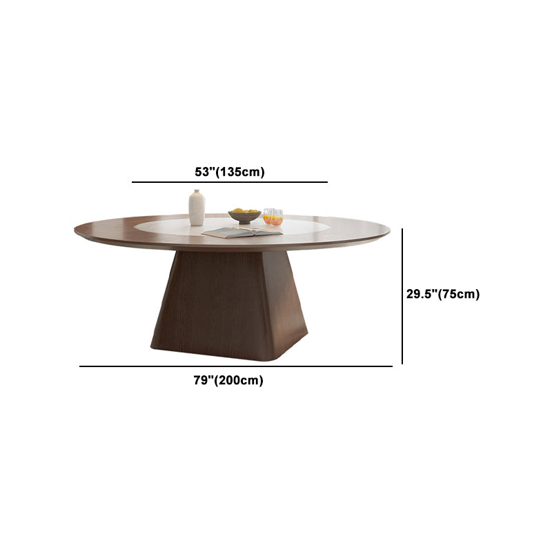 Contemporary Sintered Stone Table Round Table Set 1/6/8/9/12 Pieces Dining Set