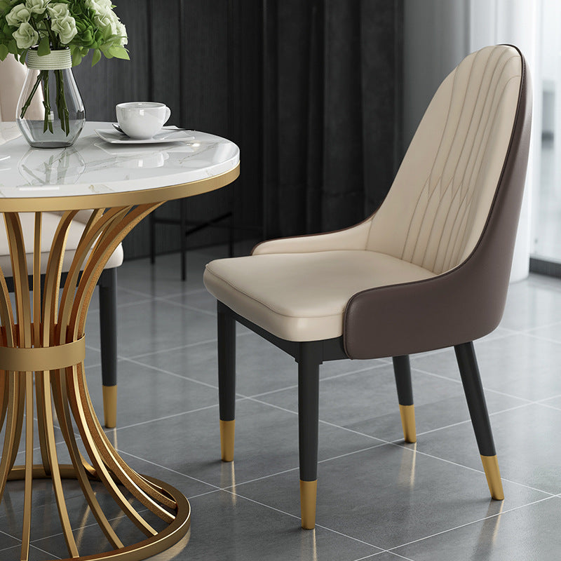 Glam Stone Dining Set 1/3/4/5 Pieces Dining Furniture for Home