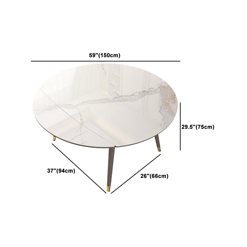 Contemporary Stone Dining Set 1/2/5/7 Pieces Dining Furniture for Home