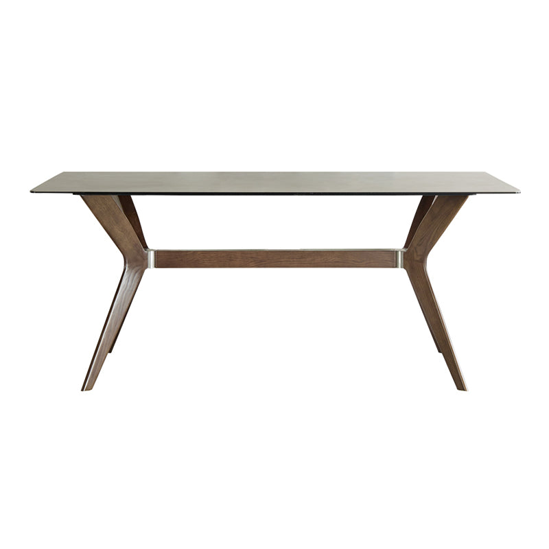 Modern Dining Set 1/4/5/7 Pcs Sintered Stone Dining Table and Chairs with Solid Wood Frame