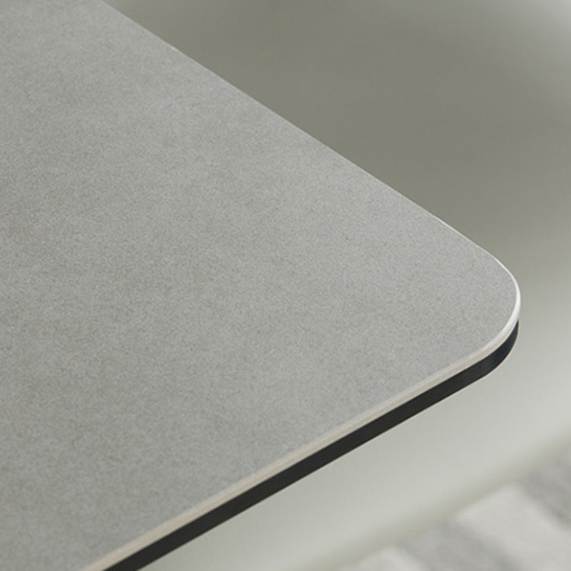 Modern Dining Set 1/4/5/7 Pcs Sintered Stone Dining Table and Chairs with Solid Wood Frame