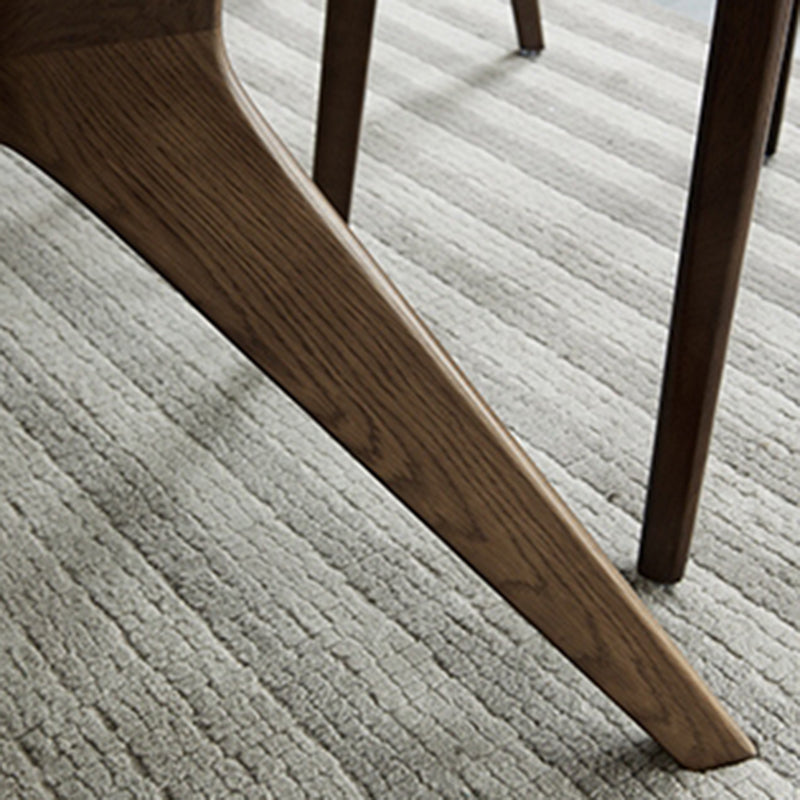 Modern Dining Set 1/4/5/7 Pcs Sintered Stone Dining Table and Chairs with Solid Wood Frame