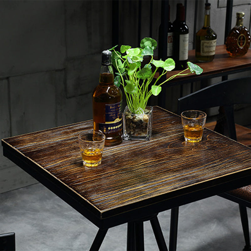 Modern Style Round Solid Wood Dining Set 1/2/3/4/5 Pieces Dining Set