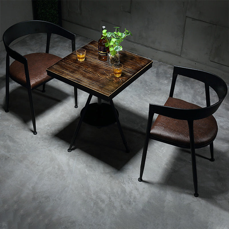 Modern Style Round Solid Wood Dining Set 1/2/3/4/5 Pieces Dining Set