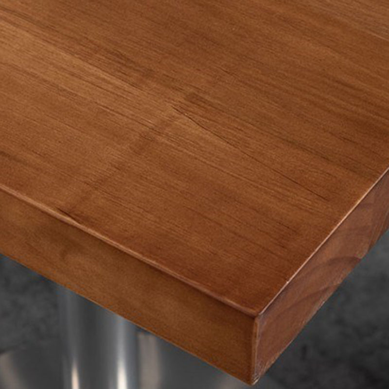 Industrial Dining Set 1/2/3/5 Pcs Kitchen Table and Chairs with Metal Frame