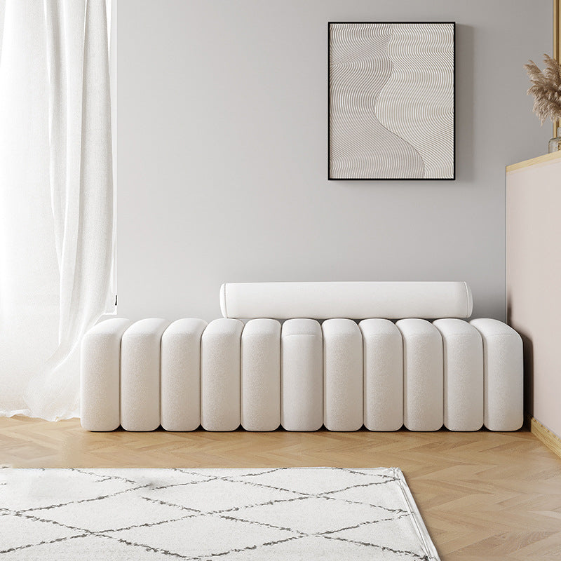 19.68" Wide Contemporary Armless Sofa Standard Sofa for Living Room