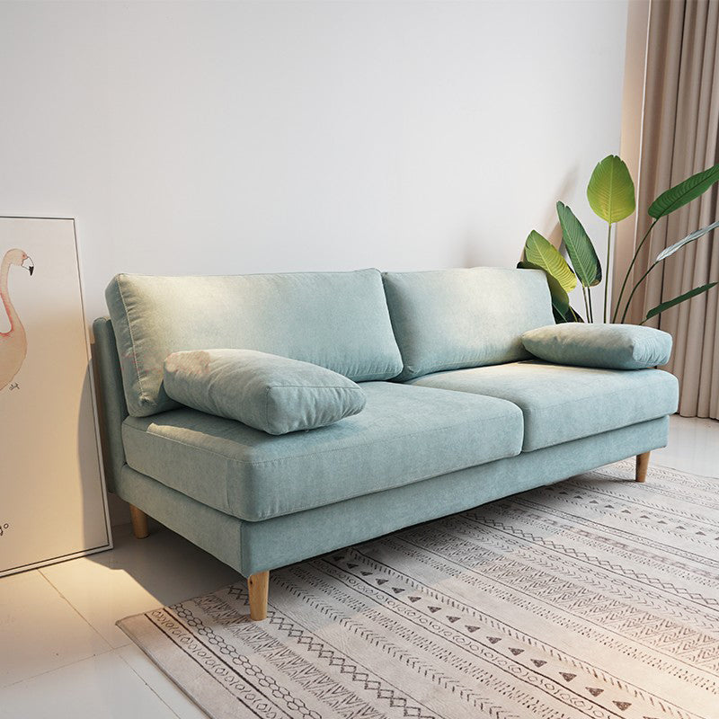 Contemporary Cushions Pillow Top Arm Stationary Living Room Sofa