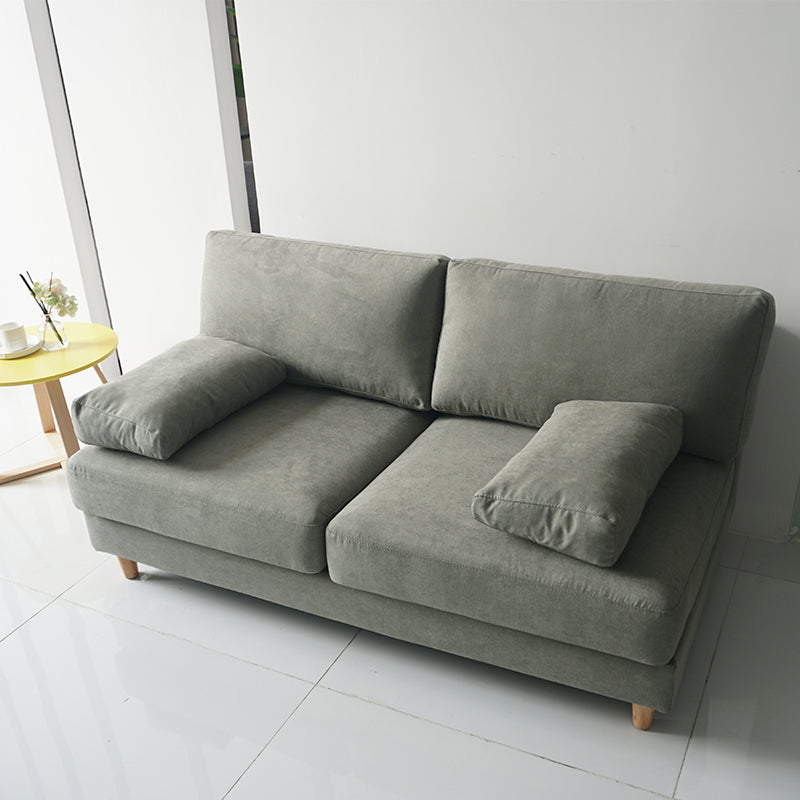 Contemporary Cushions Pillow Top Arm Stationary Living Room Sofa