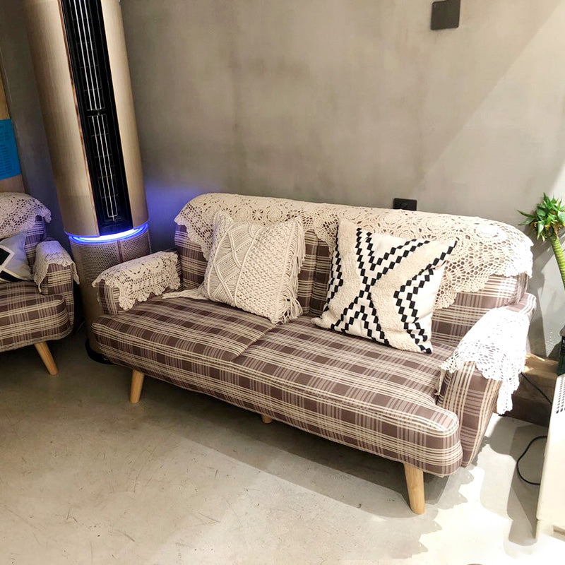 Living Room Contemporary Standard Square Arm Stationary Seating