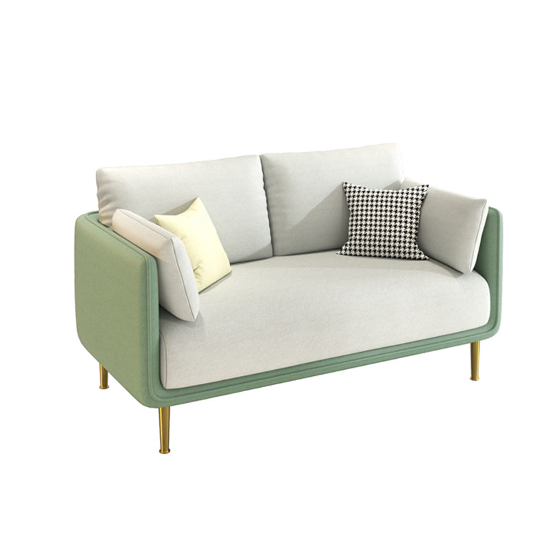 Contemporary Standard Faux Leather Stain Resistant Sofa Couch