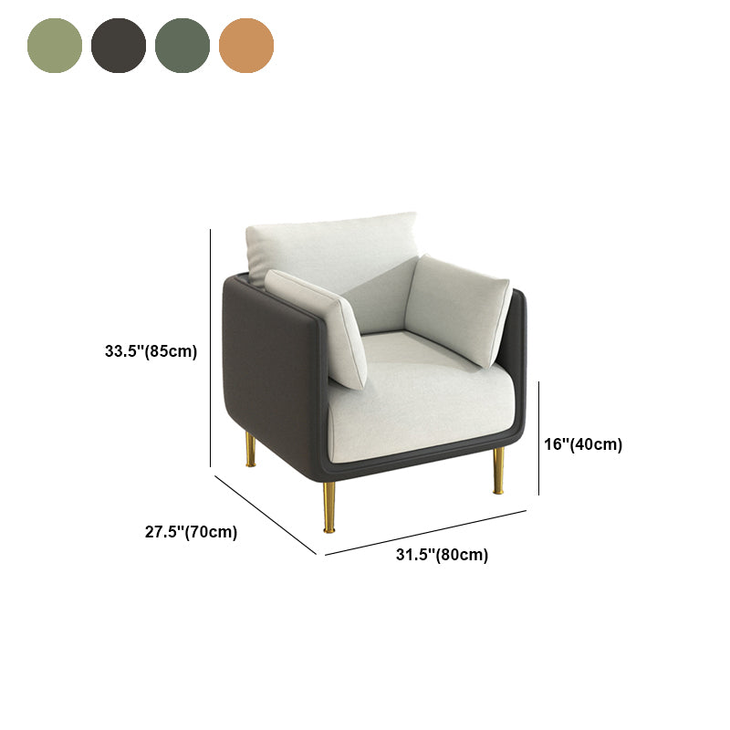Contemporary Standard Faux Leather Stain Resistant Sofa Couch