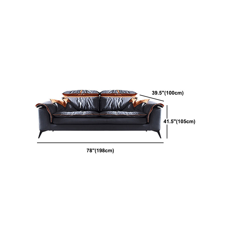 Grey Modern Tufted Sofa & Chaise Stain Resistant Sectional  41.33" H