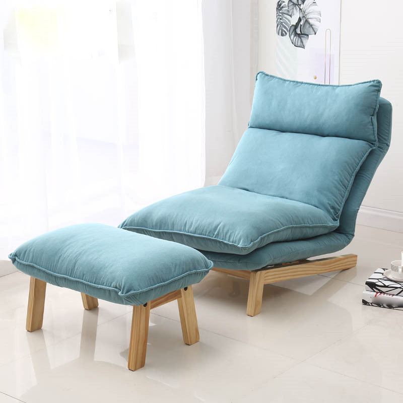 Contemporary Fabric Armless Removable Slipcover Lounge Accent Chair