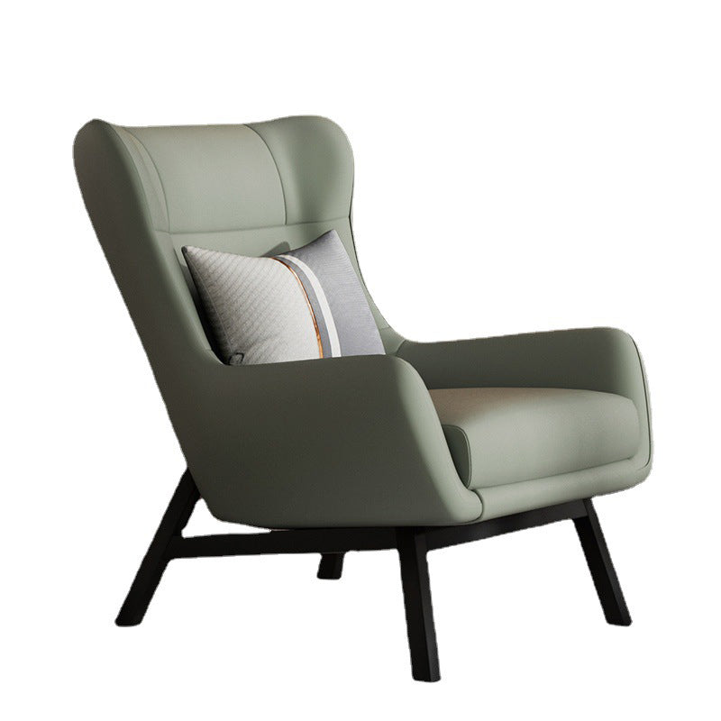 Glam 27.56" Wide Pillow Back Sponge Flared Arms Wingback Chair