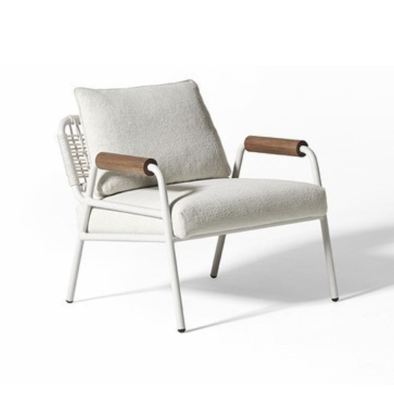 27.56" Wide Scandinavian Style Single Sofa Chair Fixed Back Arm Chair