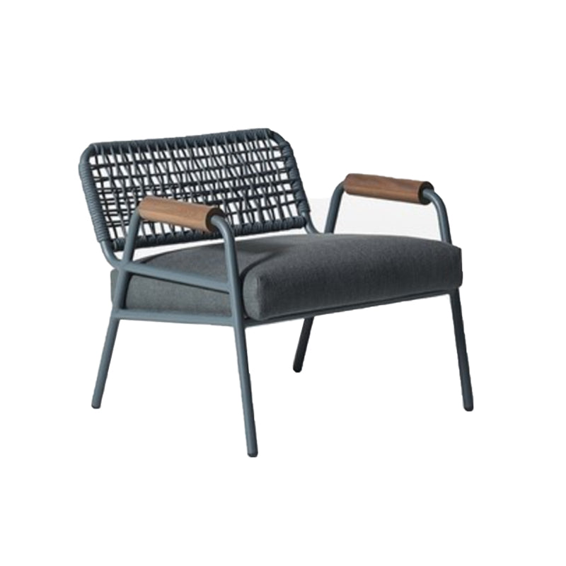 27.56" Wide Scandinavian Style Single Sofa Chair Fixed Back Arm Chair