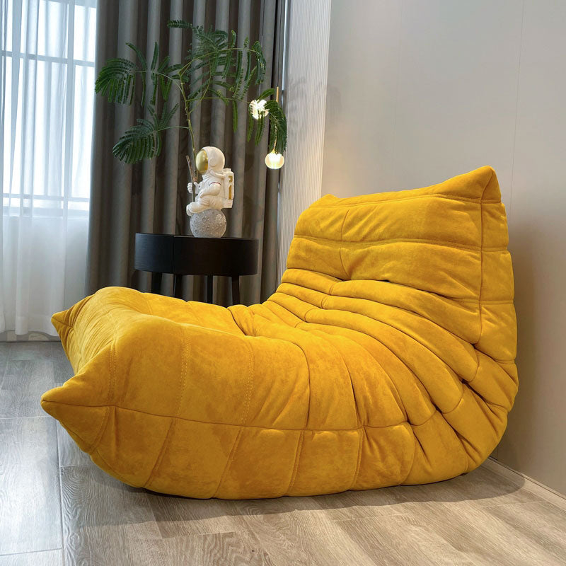 Contemporary Upholstered Accent Chair, Mid-Back Armless Chair