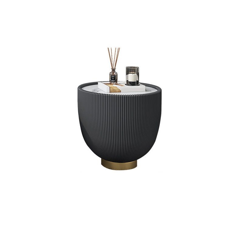 2 Piece Bunching Tables Slate Round Coffee Table for Living Room