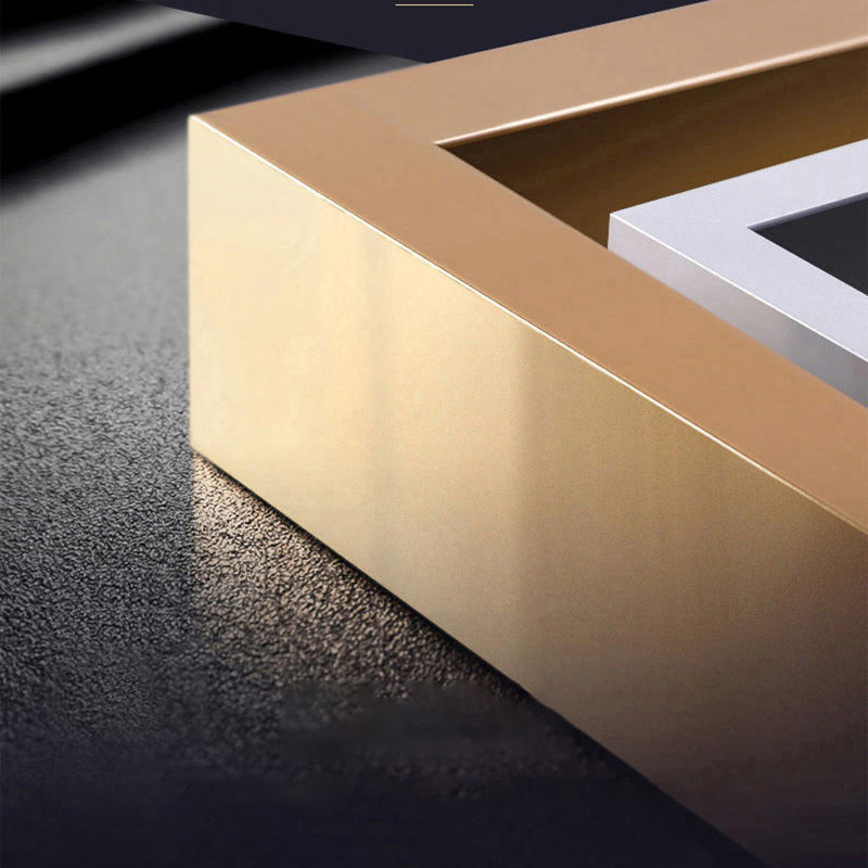 Single Slate Rectangle Coffee Table Modern Minimalist Coffee Table