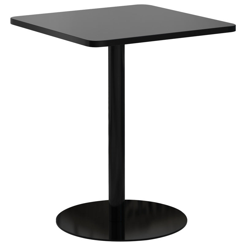 Medieval Modern Style Pedestal Base Design Square Metal Table Side Table