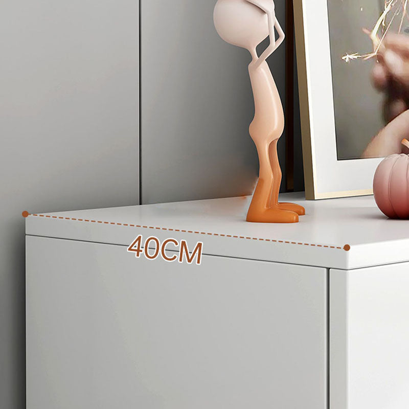 Living Room Engineered Wood Buffet Modern White Buffet Stand with Drawers