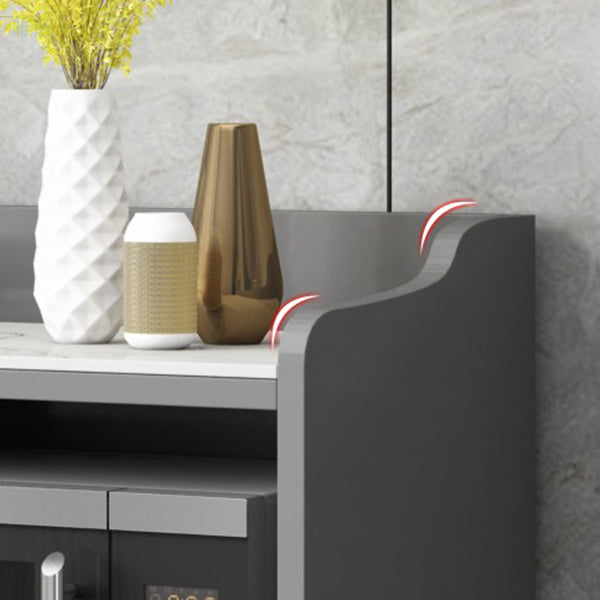 Modern Style Stone Buffet Sideboard Dining Room 38.5"H Buffet Server