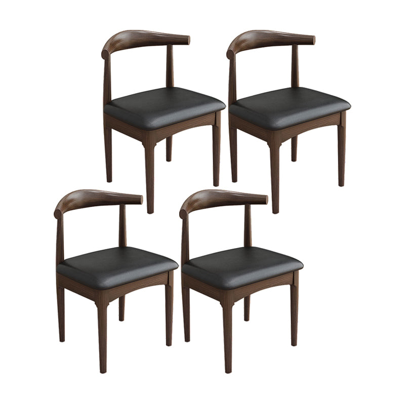Industrial Upholstered Side Chairs Open Back Dining Side Chair