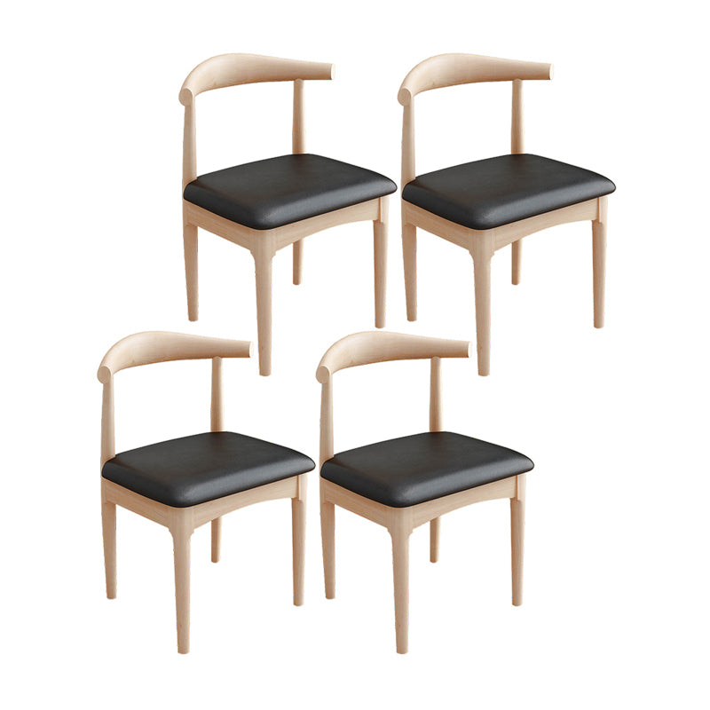 Industrial Upholstered Side Chairs Open Back Dining Side Chair