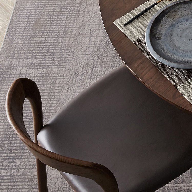 Modern Style Chair Dining Armless Chairs with Wooden Legs for Kitchen