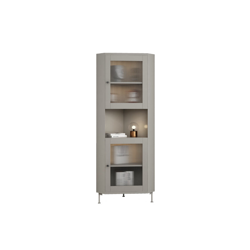 15.75" L * 15.75" W Storage Cabinet with Shelf and Glass Doors Triangle Cabinet