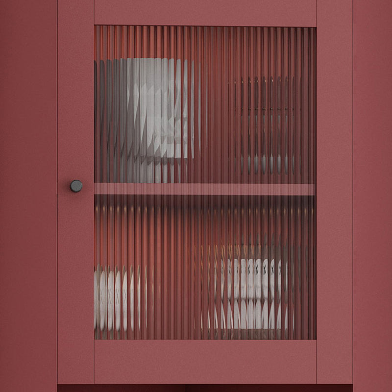 15.75" L * 15.75" W Storage Cabinet with Shelf and Glass Doors Triangle Cabinet