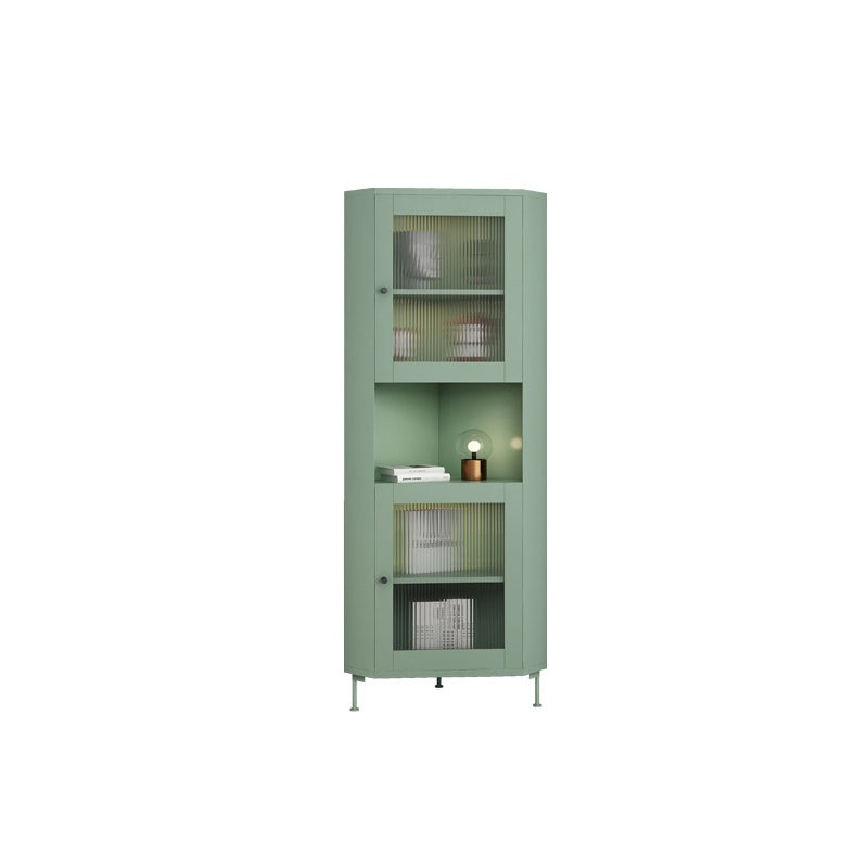 15.75" L * 15.75" W Storage Cabinet with Shelf and Glass Doors Triangle Cabinet